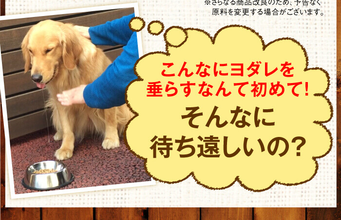 こんなにヨダレを垂らすなんて初めて！そんなに待ち遠しいの？